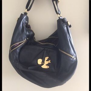 Marc by Marc Jacobs Black Leather Hobo Bag