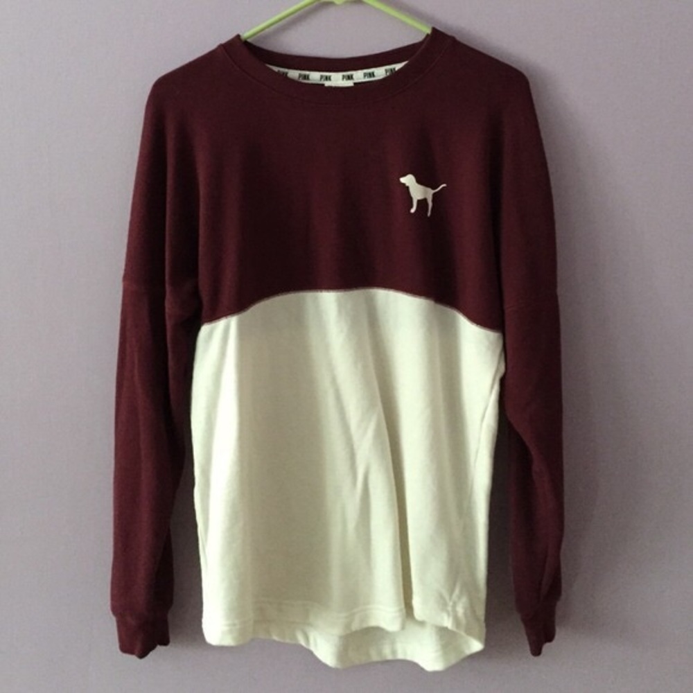 Victoria's Secret PINK Nation Varsity Long Sleeve