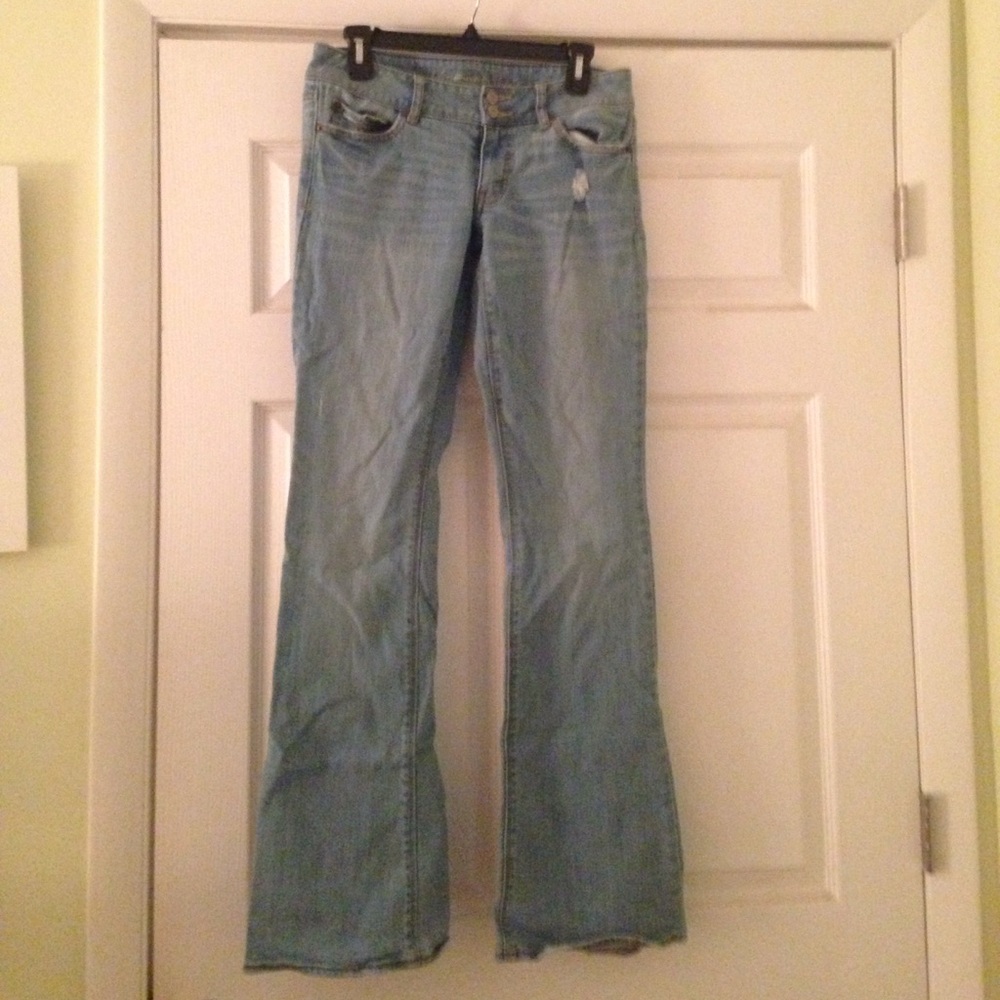 Stone washed jeans