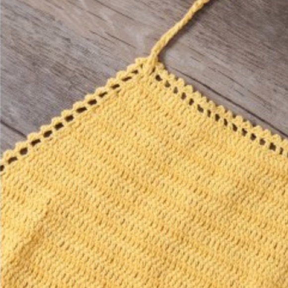 💛LAST ONE 💛 Yellow crochet Halter bikini - Picture 5 of 7