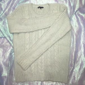 Cozy Gap Cable-Knit Fisherman's Sweater