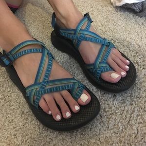 Blue Chacos