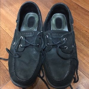 Black sperrys