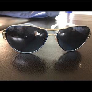 Blue coach sunglasses