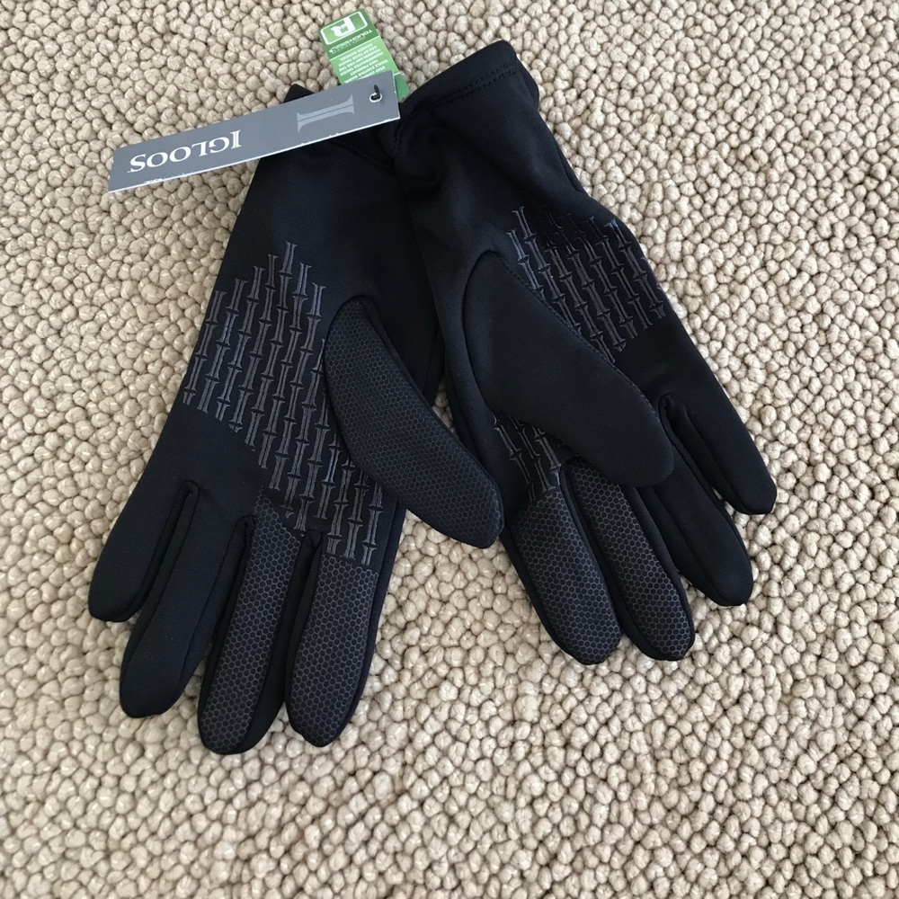 Black Men's Winter gloves L/XL