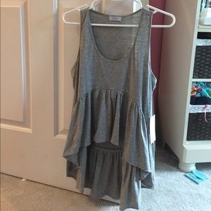 cute grey tank top