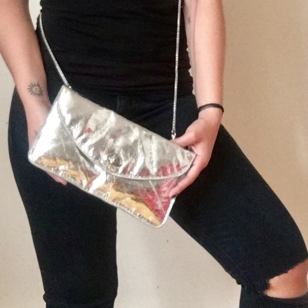 90's Inspired Reflective Cross Body