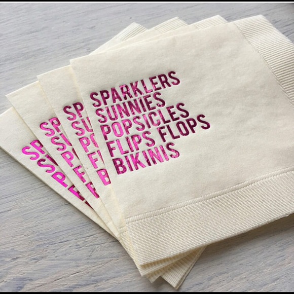 Summer napkins, sunnies, flip flop, bikini, gno - Picture 4 of 4