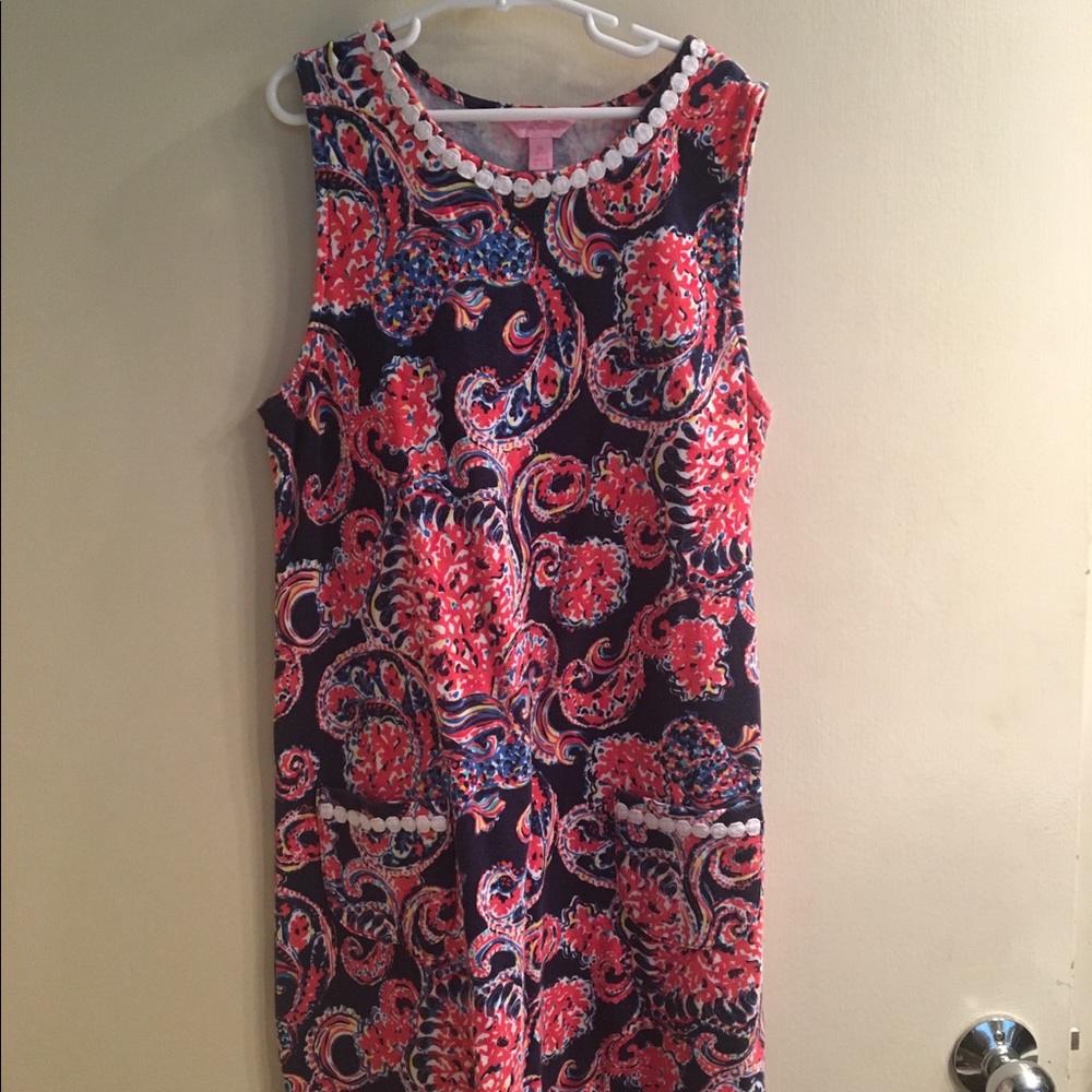 Lilly Pulitzer knit shirt dress
