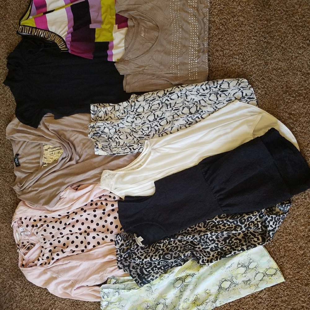 Lot of woman's blouses