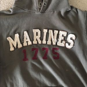 Vintage marines hoodie