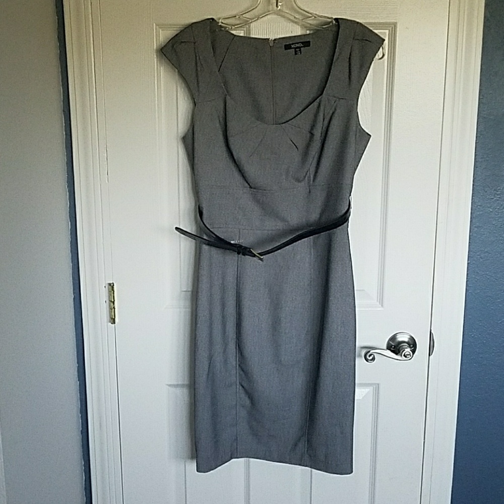 Grey stretchy dress XOXO size 7/8