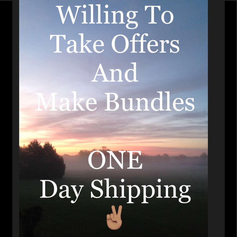 Willing to take reasonable offers & make bundles.