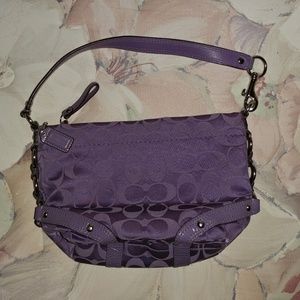 Coach Mini Handbag in Purple Lilac