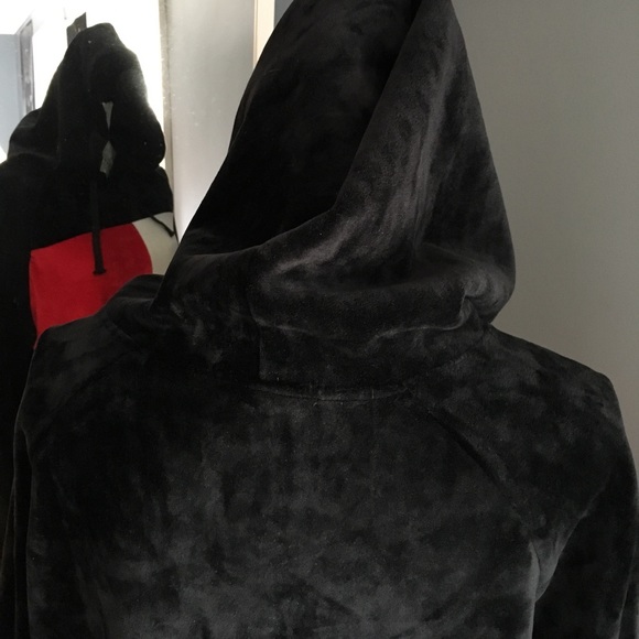 velvet oversized sweatshirt - Picture 3 of 3