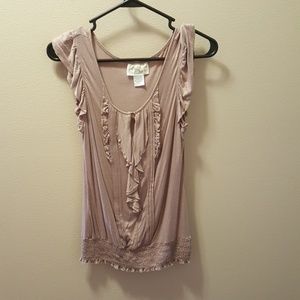 NWOT Cap Sleeve Blouse