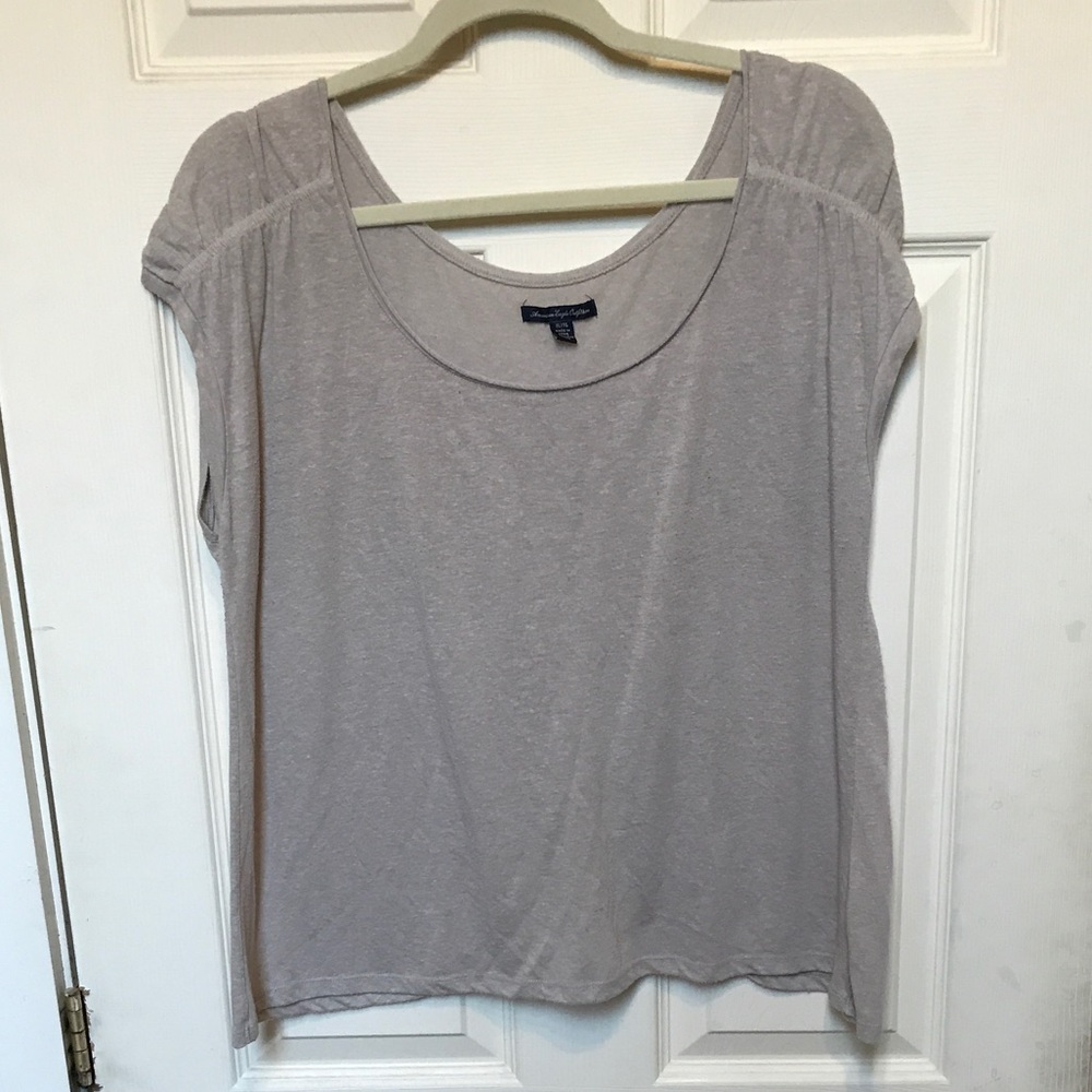 Cute open back shirt
