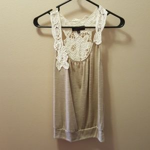 NWOT Tan Sleeveless Top