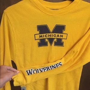 University of Michigan thermal knit long sleeve