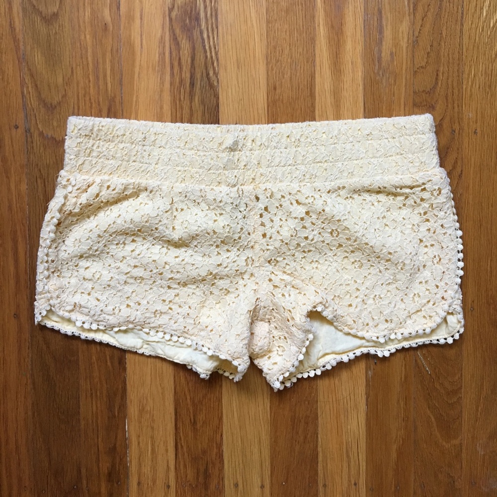 Lace Crochet Shorts