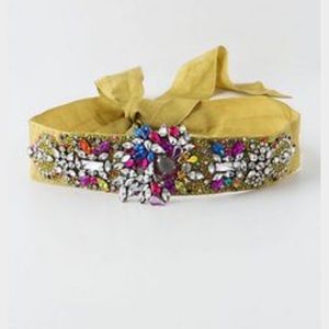 Anthropologie Jewel Multi color Belt