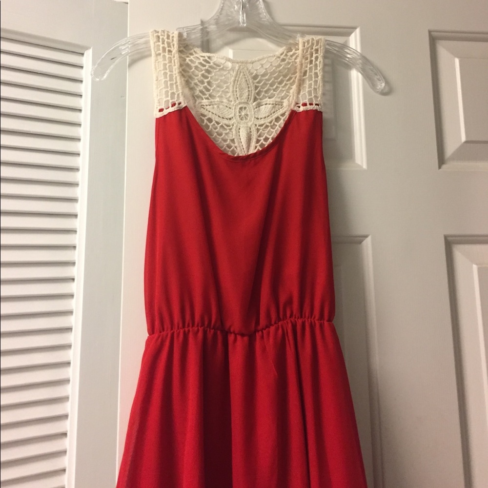 Red dress