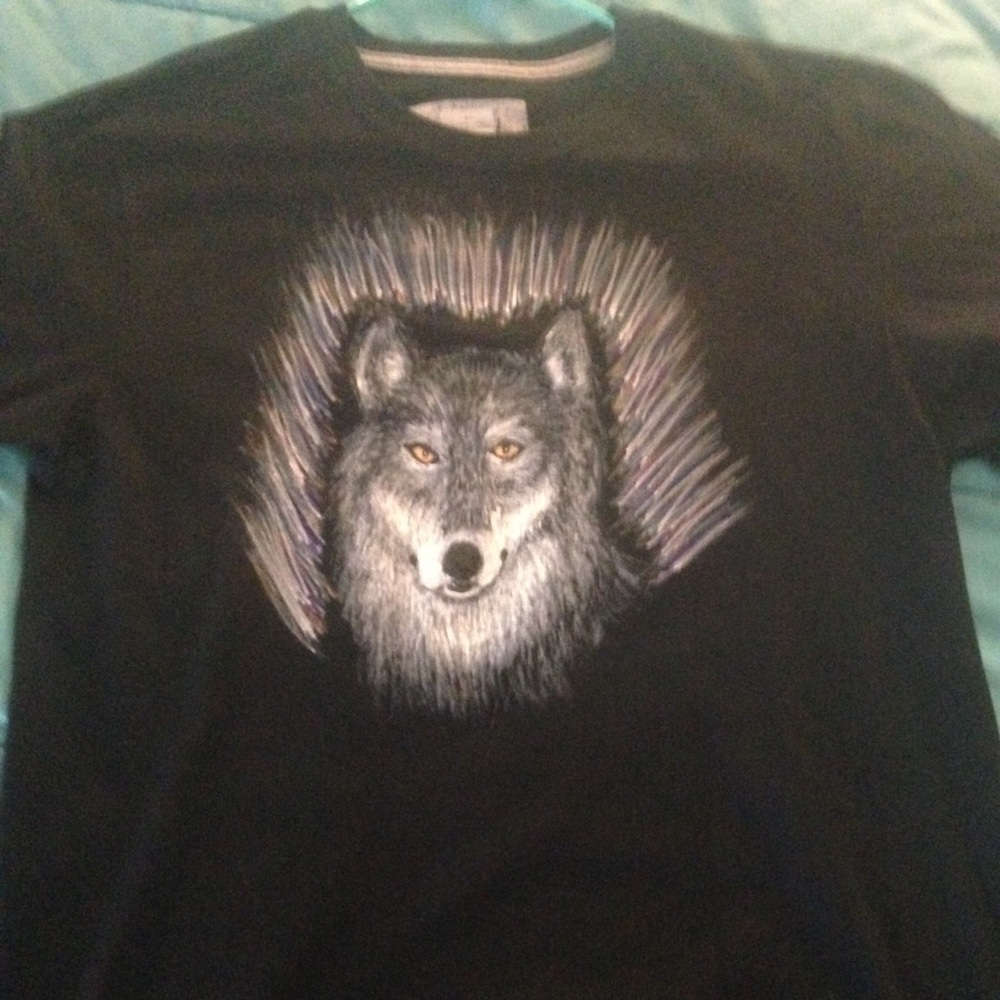 Wolf Hand Drawn T-Shirt