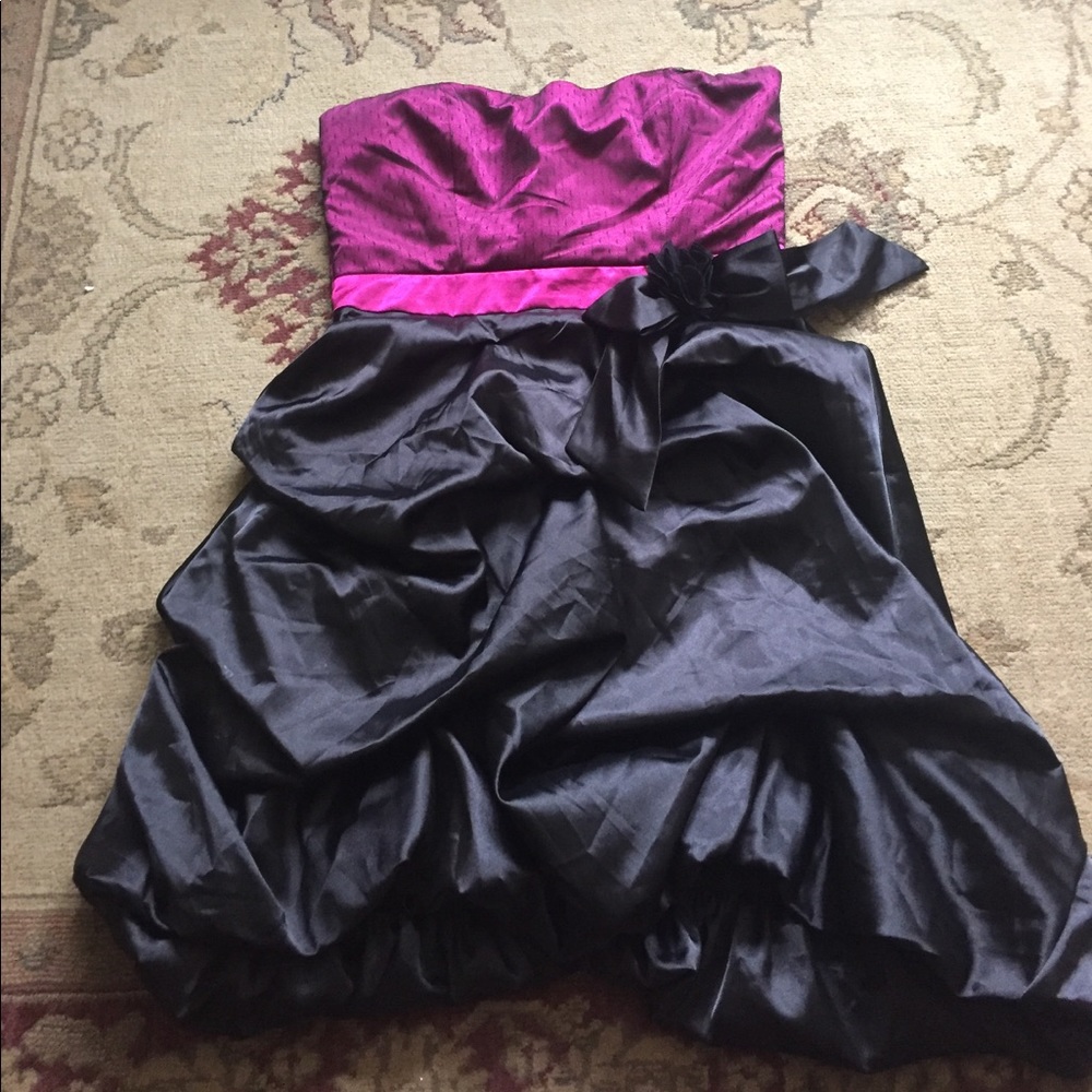 Strapless Semi-Formal Dress