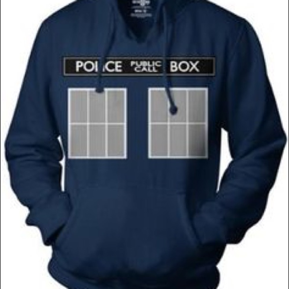 Doctor Who TARDIS Hoodie Sweatshirt