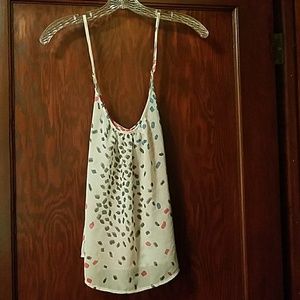 Forever 21 sheer multi-colored tank top