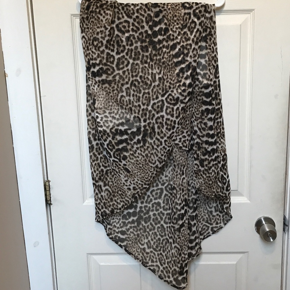 Cheetah skirt