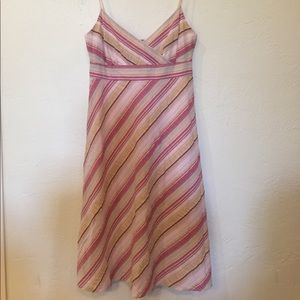 J Crew chevron print sun dress