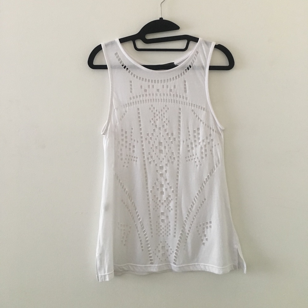 White tank top