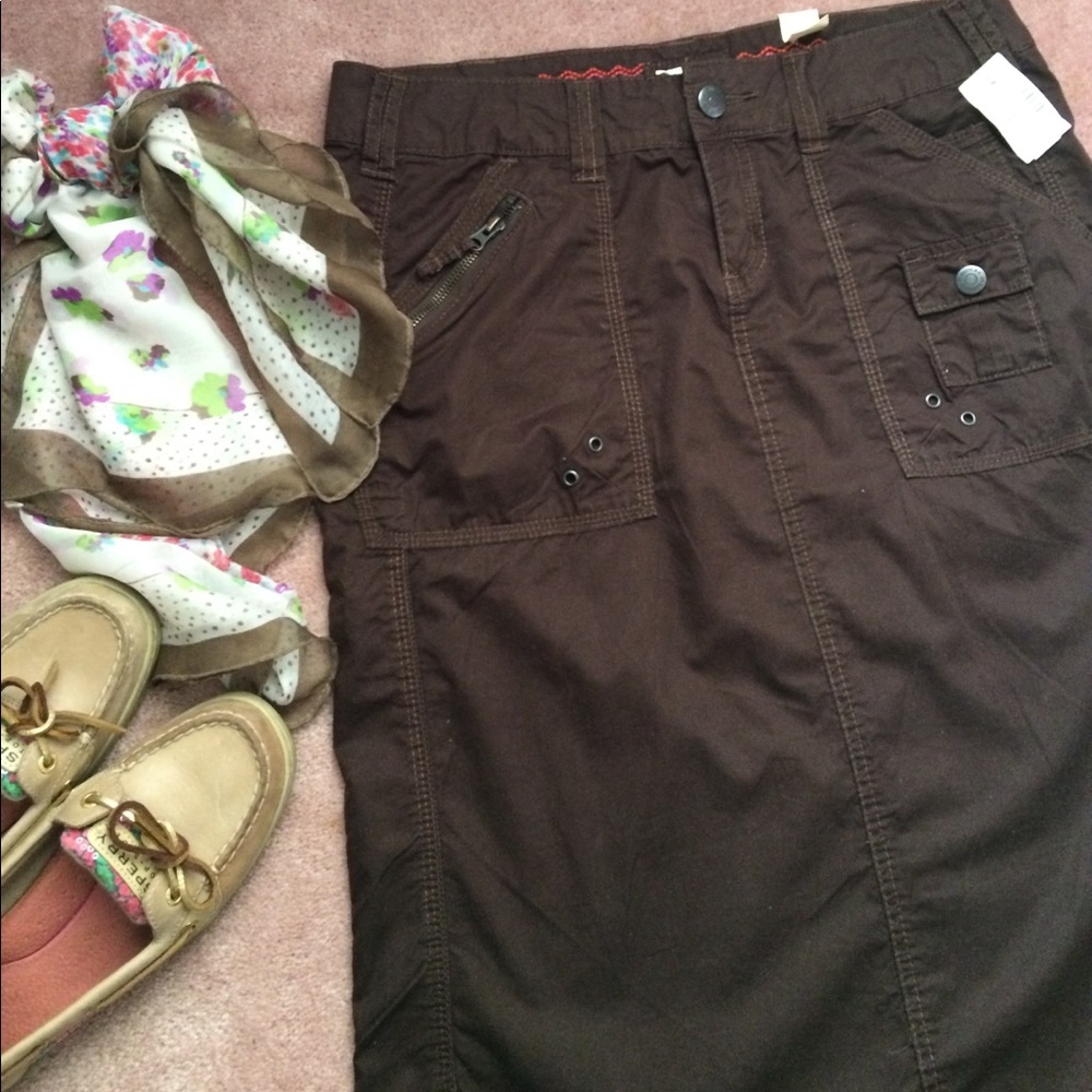 NWT Brown Maurices skirt