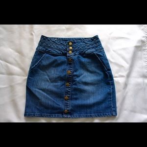 XXI denim pencil skirt