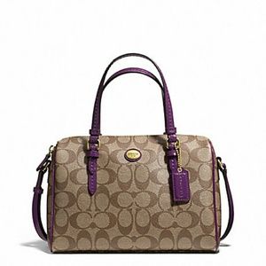 Coach Payton signature mini Bennet satchel F49862