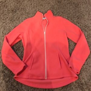 Old Navy peach Fleece zip up jacket