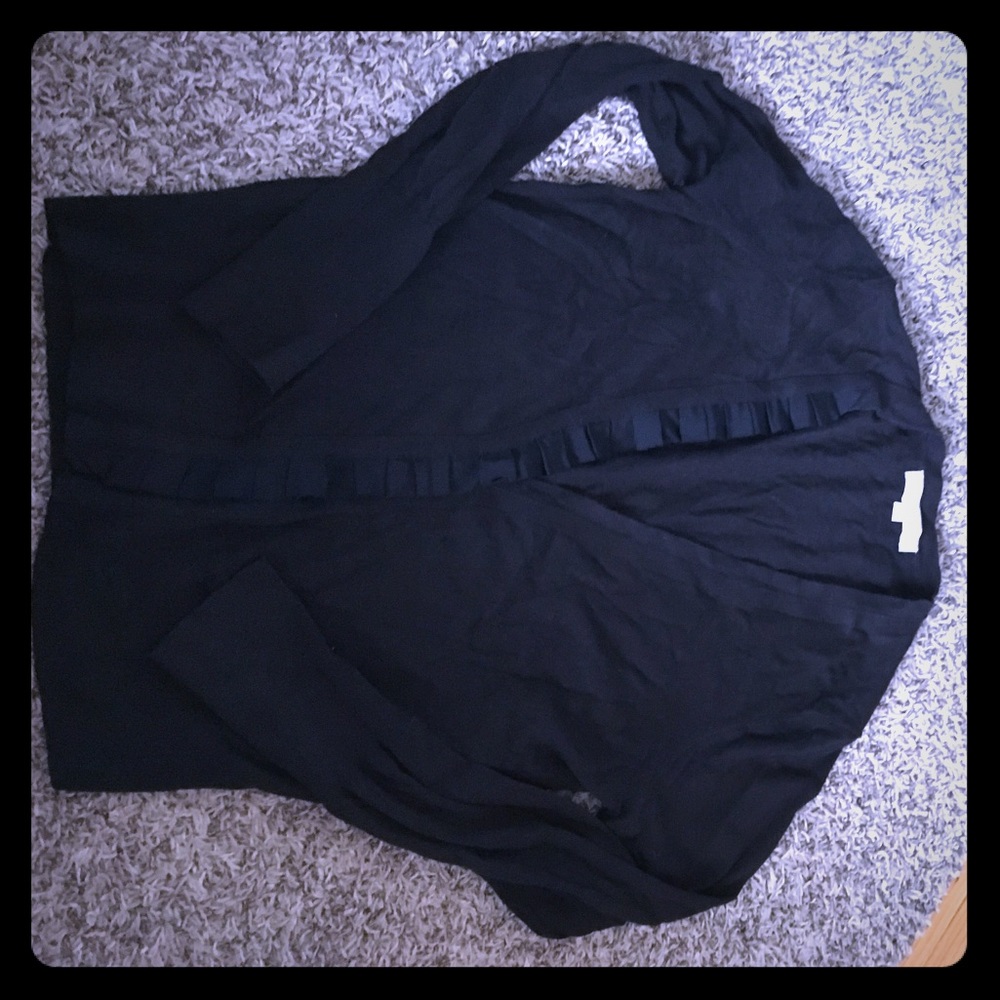 Black cardigan