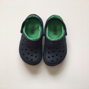 Fuzz Lined Crocs