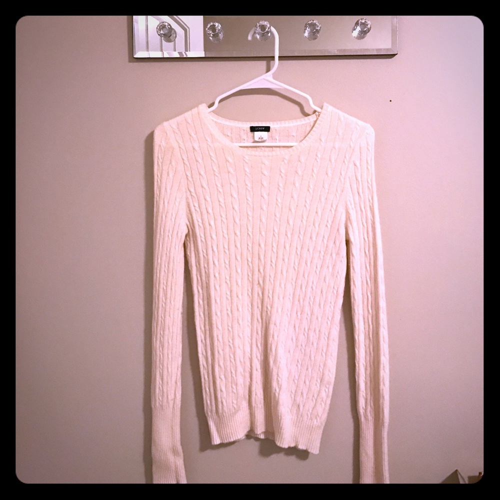 J. Crew cable knit sweater