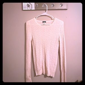 J. Crew cable knit sweater