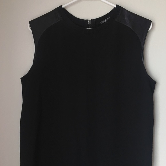 Vince Dresses & Skirts - Leather Detail Dress