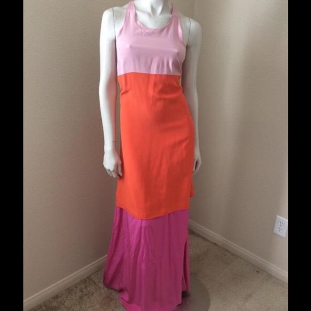 Richard Nicoll Colorblock Maxi Dress