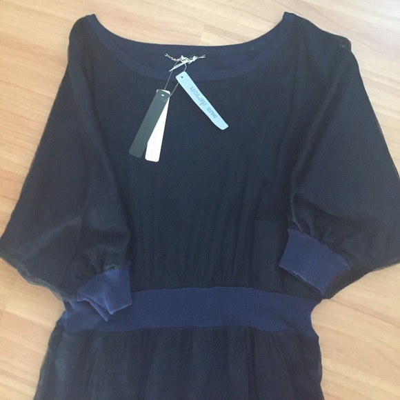 Norah Sue Navy Dress - Picture 3 of 4