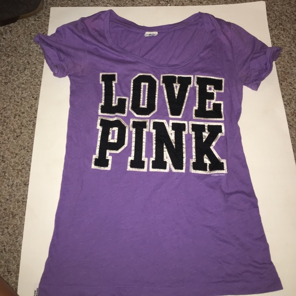 Love pink scoop neck - Picture 1 of 1