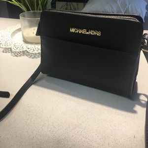 Micheal Kors Black Square Cross body