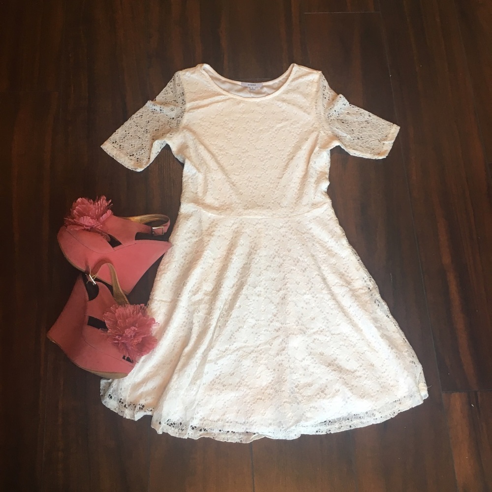 White Skater Dress