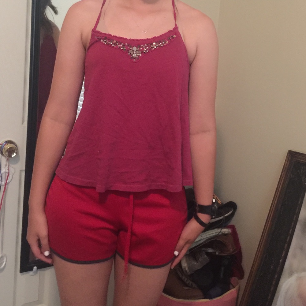 Purple tank