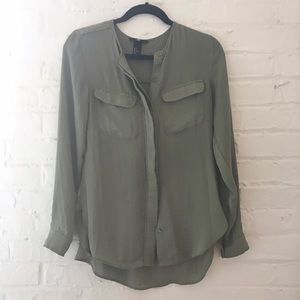 🍃OFFICE CHIC GREEN BLOUSE🍃