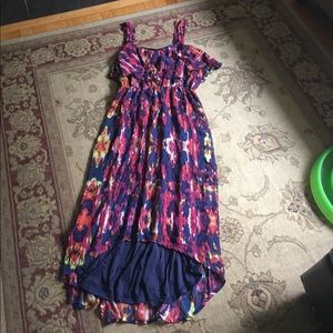 Multi-Colored Maxi Dress